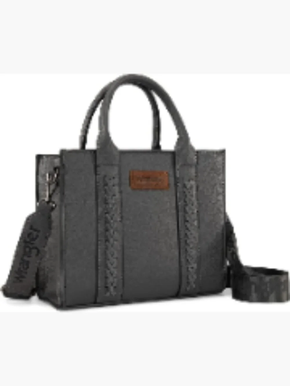 Faux Leather Quilted Tote Bag with Adjustable Strap, Satchel Handbag